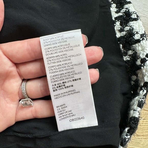 Anthopologie houndstooth skirt - Picture 6 of 7